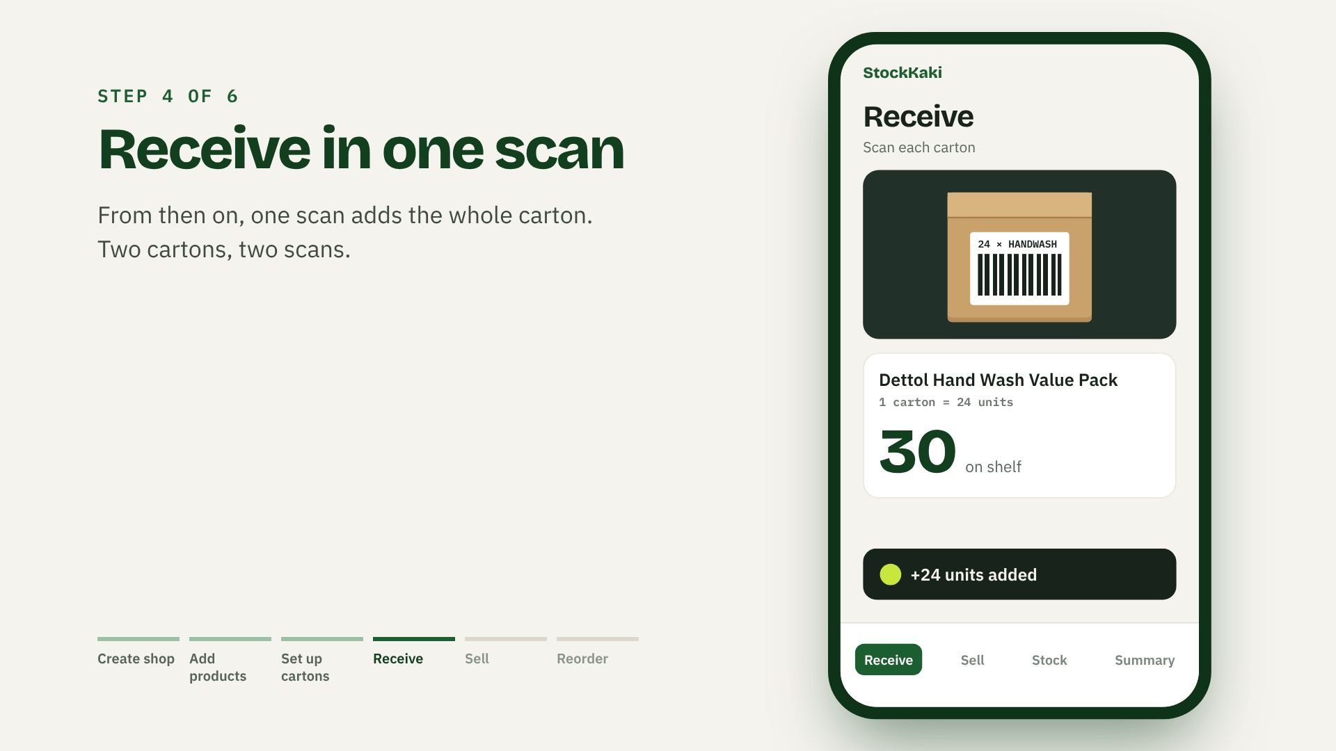 How-to video: receiving a carton in one scan